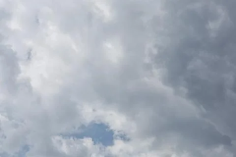 Beautiful view of sky with rain clouds Stock Photos