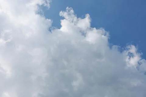 Beautiful view of sky with rain clouds Stock Photos