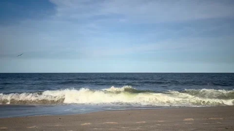 A beautiful view of some ocean waves Stock Footage 276237558