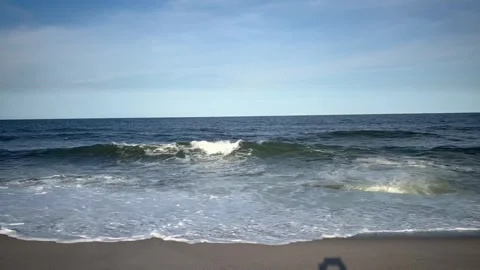 A beautiful view of some ocean waves Stock Footage 276237560