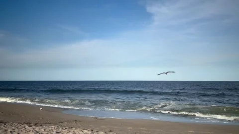A beautiful view of some ocean waves Stock Footage 276237561