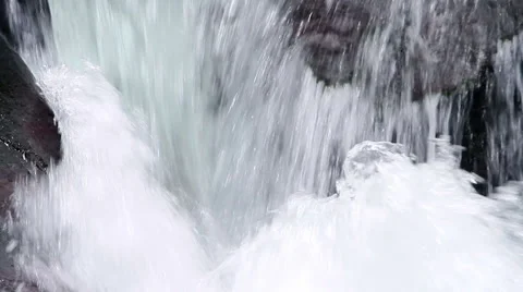 Beautiful view of the stream in Mt. Emei at daytime Stock Footage 40765878