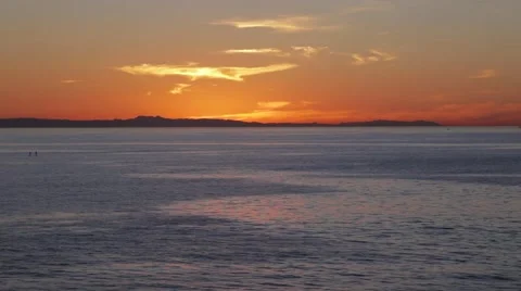 A Beautiful View Of The Sunset Stock Footage 64217175