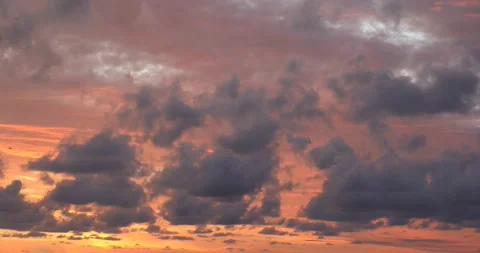 Beautiful view of sunset Stock Footage 273834829