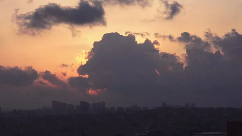 Beautiful  view of sunset, timelapse Video stock 140330108