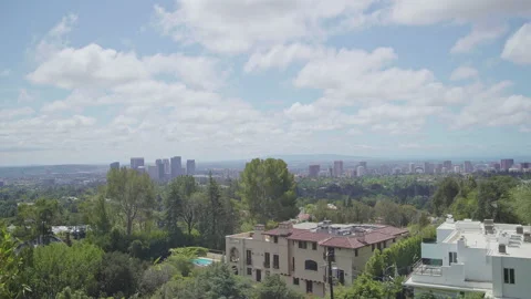 Beautiful view through the pool Stock Footage 154117785