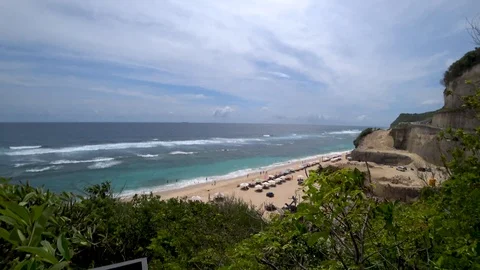 Beautiful view of the tropical beach, beautiful sea asia Stock Footage 104419945
