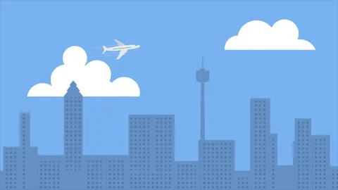 A beautiful view of the valley nestled between birds flying around Seamless.. Stock Footage 279148815