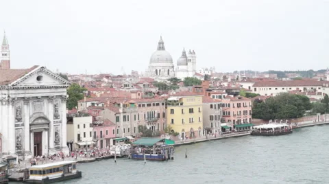 Beautiful View of Venice St. Marks Church Video stock 41326019