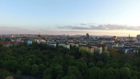 Beautiful View of Vienna Stock Footage 96753973