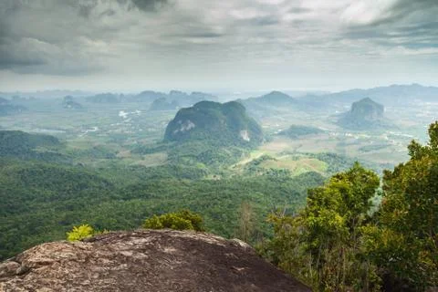 Beautiful view from the viewpoint Stock Photos