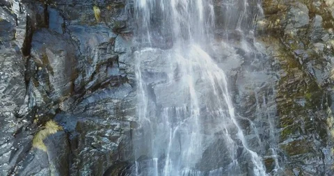 Beautiful view of the waterfall Stock Footage 101316803