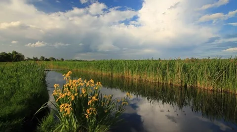 Beautiful view of the waterfall. Mongolia. Ulaan Tsutgalan. Stock-Footage 66257128