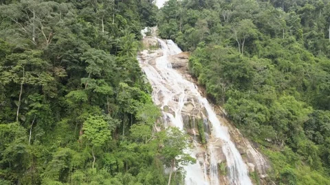 Beautiful view of Waterfall in Perak Stock Footage 149253838