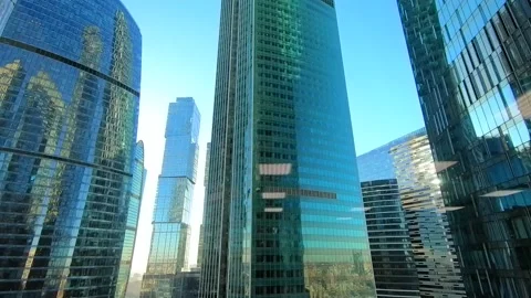 Beautiful view from the window at the workplace Video stock 151038055