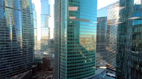 Beautiful view from the window at the workplace Video stock 151038056