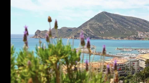 Beautiful views of the Altea, Spain Stock Footage 64812761
