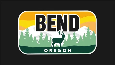 Beautiful views in Bend, Oregon Stock Footage 320509772