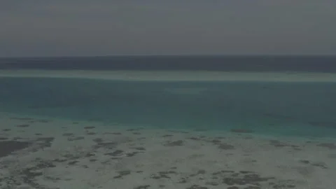 Beautiful views of the Maldives from a drone. Stock Footage 242835543
