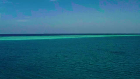 Beautiful views of the Maldives from a drone. Stock-Footage 243431697