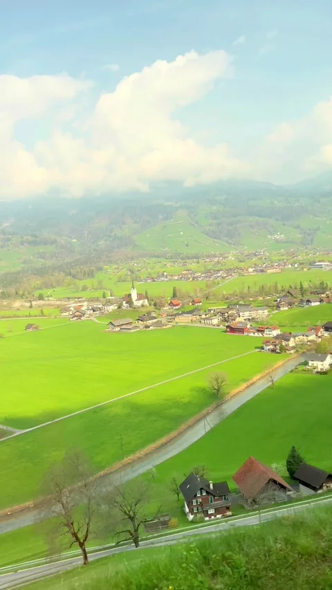 Beautiful views of  train window. Vídeos de archivo 209442054