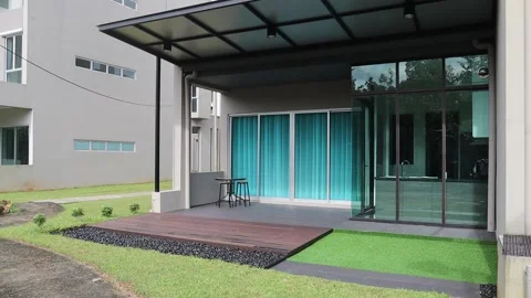 A beautiful villa Stock Footage 170353228