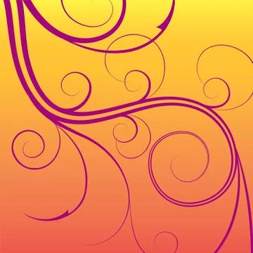 Beautiful violet pattern Stock Illustration