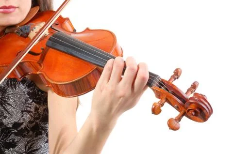 Beautiful violinist Foto stock