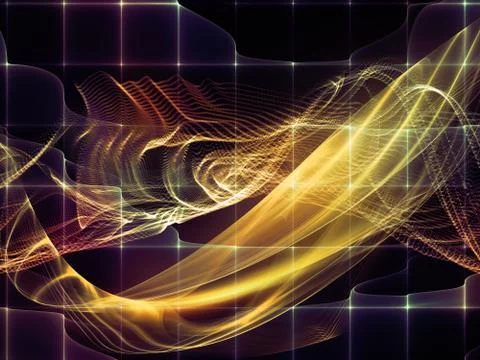 Beautiful Virtual World Stockillustratie