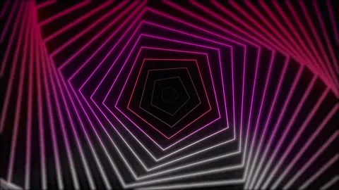 Beautiful Visual Polygon Loops Background 스톡 동영상 153798802