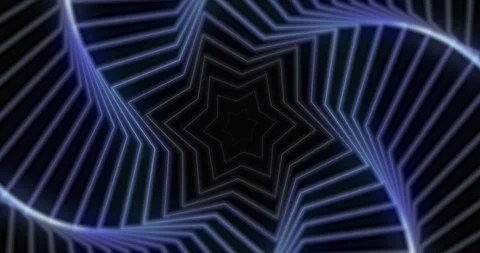 Beautiful visual star looping. motion graphics background Stock Footage 281308493