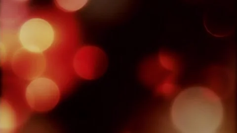 Beautiful Warm Bokeh Lights with Red Orange and Amber Glow 動画素材 342278597
