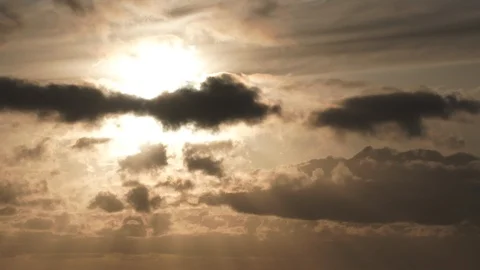 Beautiful Warm Sky Sunset Time Lapse Stock Footage 91069628