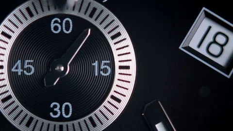 Beautiful watch with a second hand Video stock 69993397