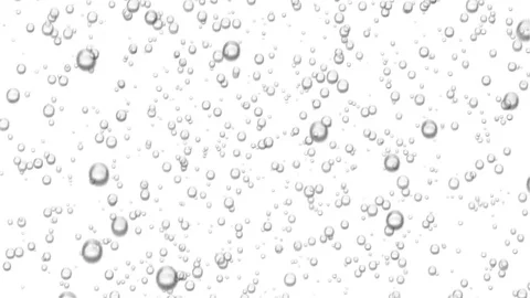 Beautiful Water Bubbles Rising Up. Loopable 3d Animation 스톡 동영상 70486432