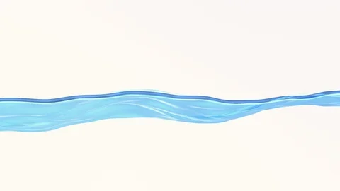 Beautiful water surface in slow motion. Abstract background with animation of Stock-Footage 129375310