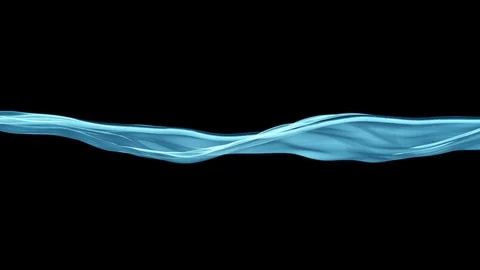 Beautiful water surface in slow motion. Abstract background with animation of Stock Footage 129376952