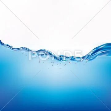 Beautiful water wave Stock Illustration