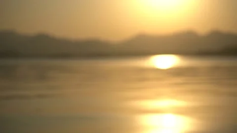 Beautiful water when sunset Stock Footage 73255990