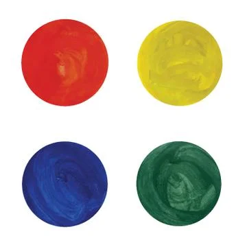 Beautiful watercolor design elements. Vector illustration Stock Illustration