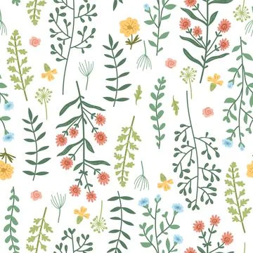 Spring Summer Floral Seamless Pattern Graphic by Flora Co Studio