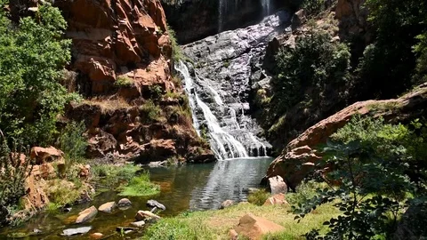 Beautiful Waterfall 2 Stock Footage 98886811