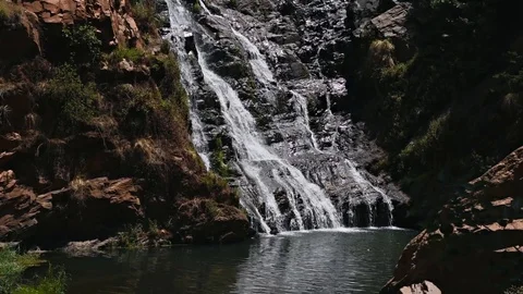 Beautiful Waterfall 3 Stock Footage 98886797