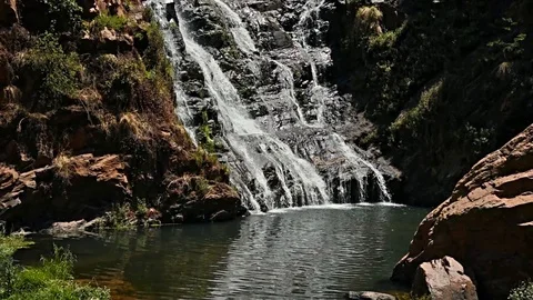 Beautiful Waterfall 5 Stock Footage 98886829