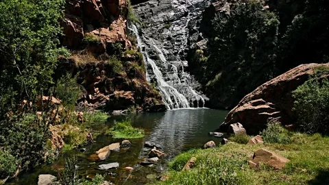 Beautiful Waterfall 7 Stock Footage 98887222