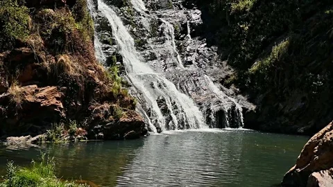 Beautiful Waterfall 8 Stock Footage 98886836