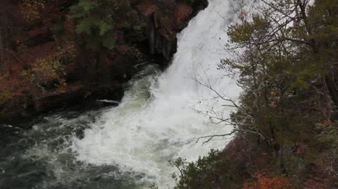 Beautiful Waterfall Stock Footage 12527733