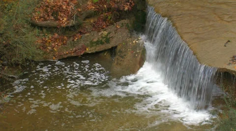 Beautiful waterfall. Stock Footage 27069745