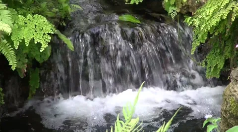 A beautiful waterfall Stock Footage 36103964