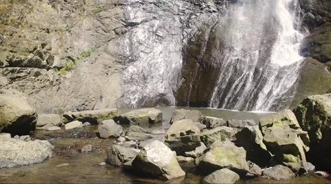 Beautiful waterfall Video stock 46006506
